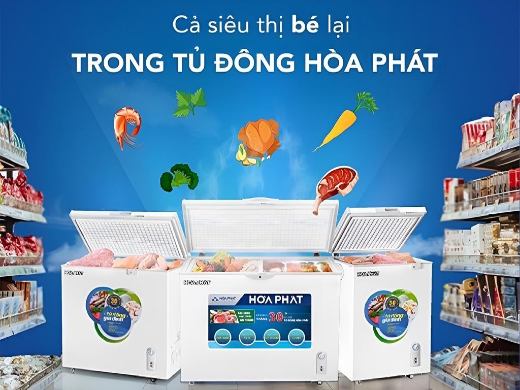 So sánh giá tủ đông Hòa Phát và giá tủ đông Sanaky