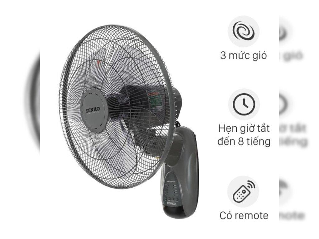 Quạt treo tường Senko 3 cánh TR1628 47W