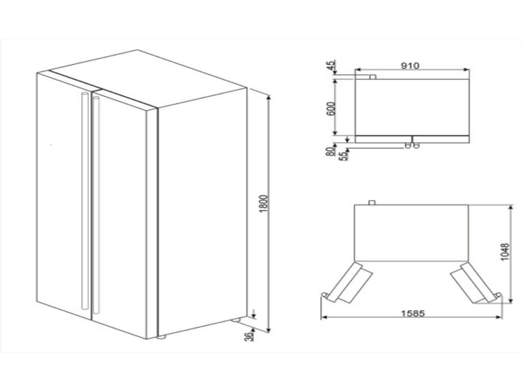 Tổng hợp kích thước tủ lạnh 2 cánh phổ biến nhất hiện nay
