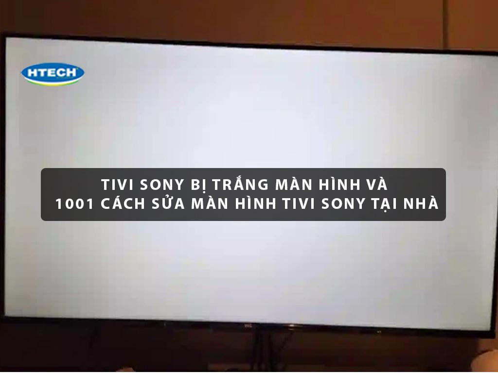 Tivi Sony bị trắng màn hình và 1001 cách sửa màn hình tivi Sony tại nhà