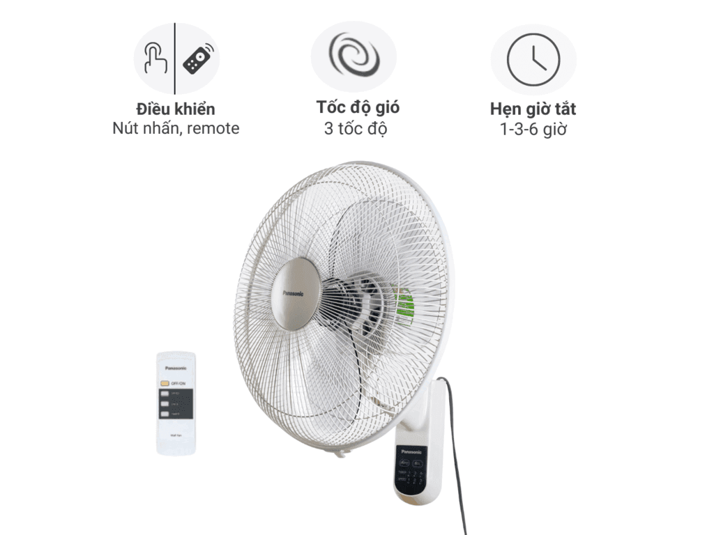 quạt treo tường Panasonic F-409MG