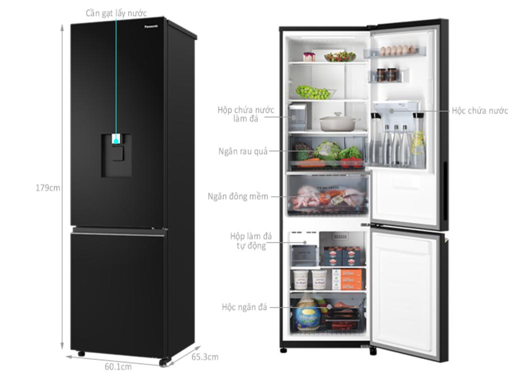 Kích thước tủ lạnh panasonic 400 lít bao nhiêu? Phù hợp nhà mấy người?