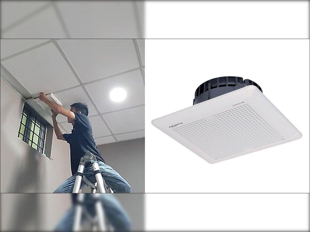 Quy trình lắp quạt thông gió âm trần chi tiết