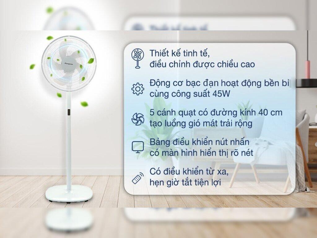 5 mẫu quạt cây đứng cao cấp, mạnh mẽ, thiết kế tối giản hot nhất hiện nay