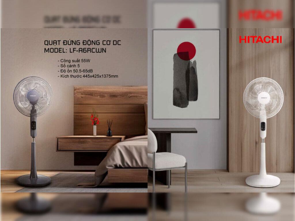 2 Mẫu Quạt Cây Hitachi Thiết Kế Sang Trọng, Đẳng Cấp Châu Âu Hot Nhất