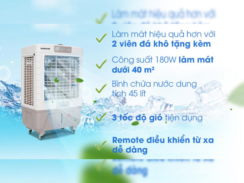 Quạt điều hòa Sunhouse SHD7746 180W