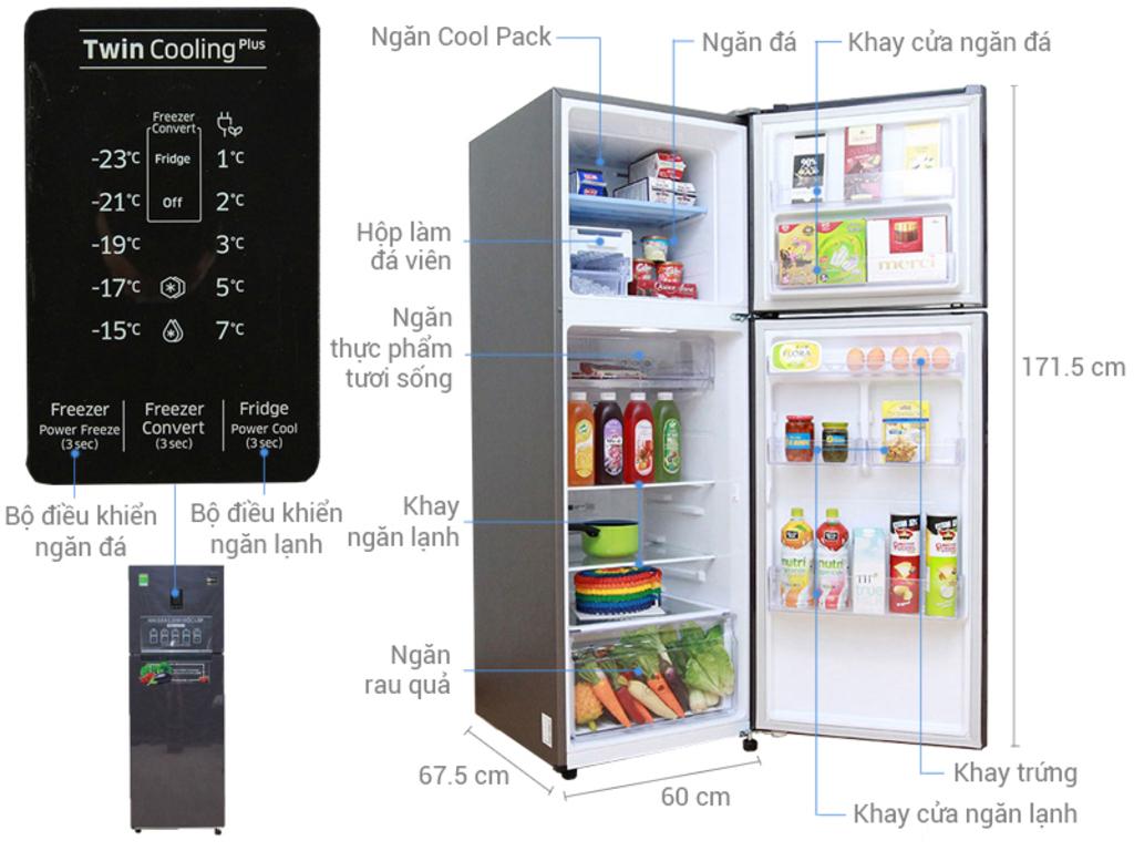 Tủ lạnh samsung 320 lít sang trọng nhà 3 người không nên bỏ qua