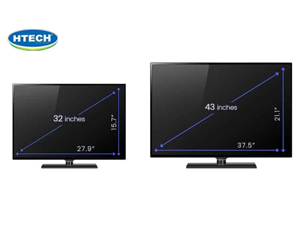 Cách tính inch tivi. Cách tính khoảng cách đặt tivi phù hợp