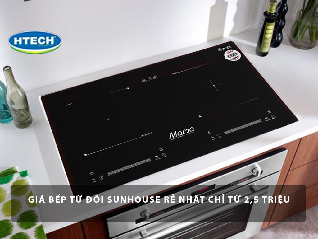 Giá bếp từ đôi Sunhouse rẻ nhất chỉ từ 2,5 triệu
