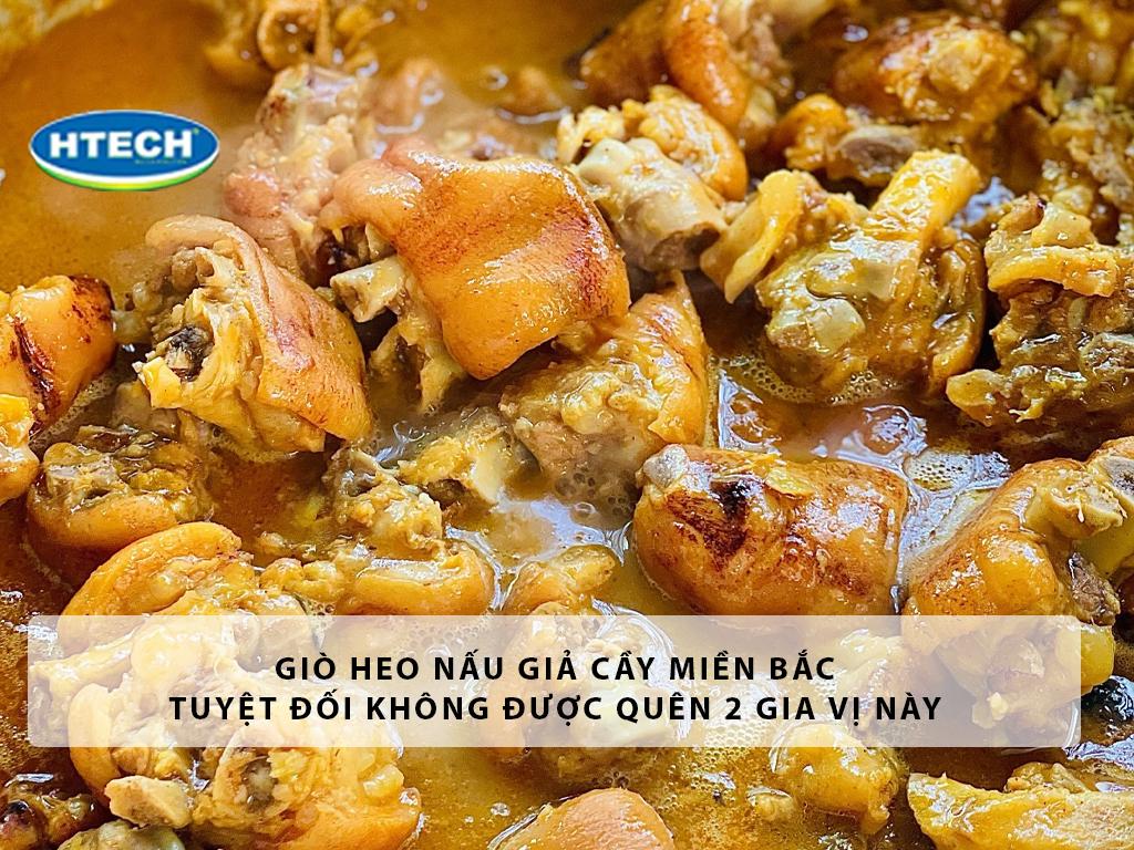 Giò heo nấu giả cầy miền Bắc tuyệt đối không được quên 2 gia vị này