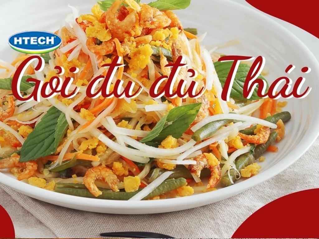 Cách làm gỏi đu đủ Thái Lan chuẩn 100% công thức gỏi Ty Thy