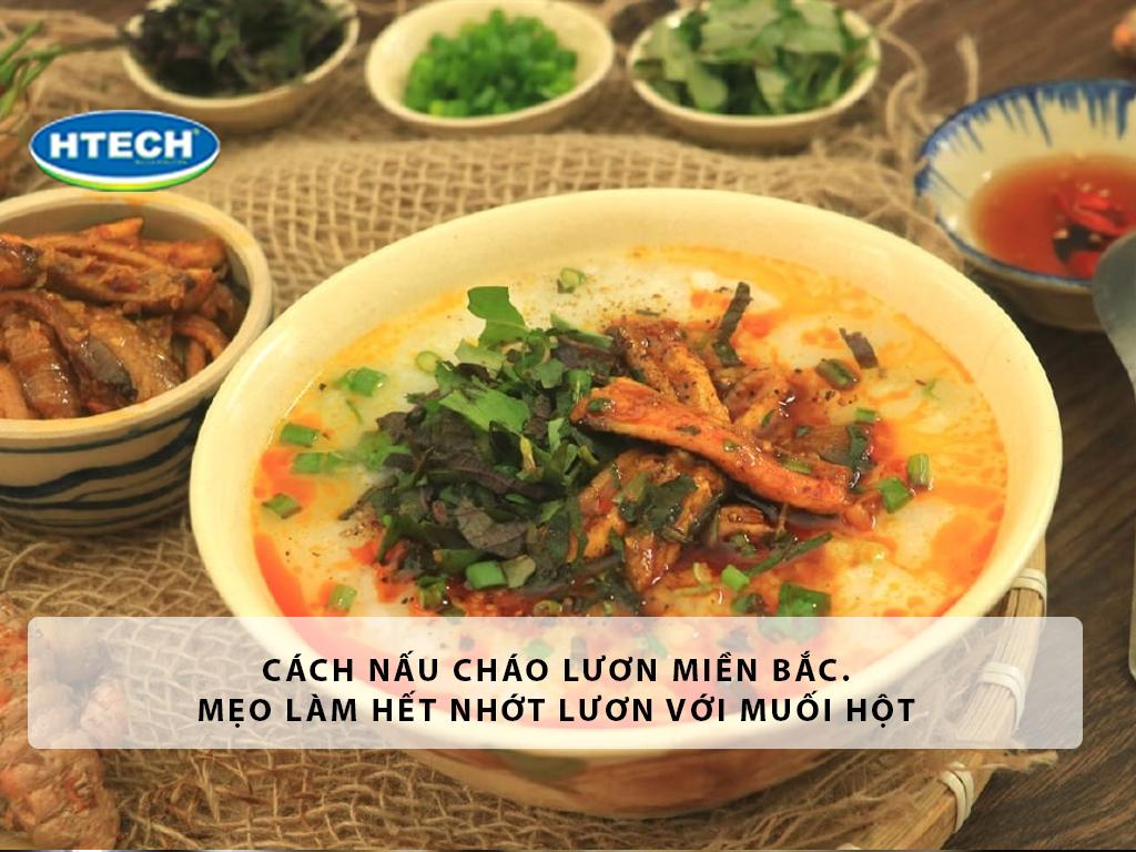 Cách nấu cháo lươn xứ Nghệ. Mẹo làm "HẾT NHỚT" lươn với muối hột