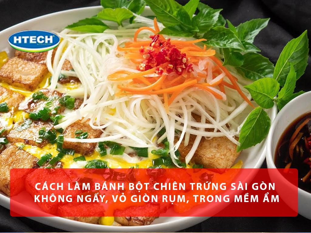 Cách làm bánh bột chiên trứng Sài Gòn, siêu giòn, không ngấy, ngon "sốc óc"