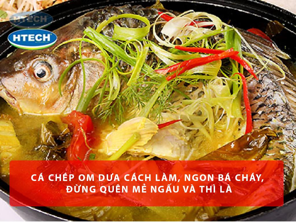 Cá chép om dưa cách làm, ngon bá cháy, đừng quên mẻ ngấu và thì là