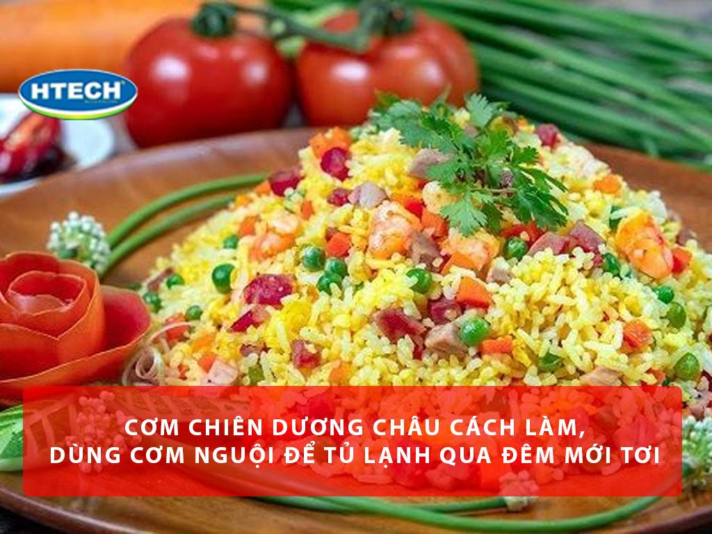 Cơm chiên Dương Châu cách làm, dùng cơm nguội để tủ lạnh qua đêm mới "tơi xốp"