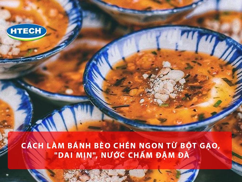 Cách làm bánh bèo chén ngon từ bột gạo, "dai mịn", nước chấm đậm đà