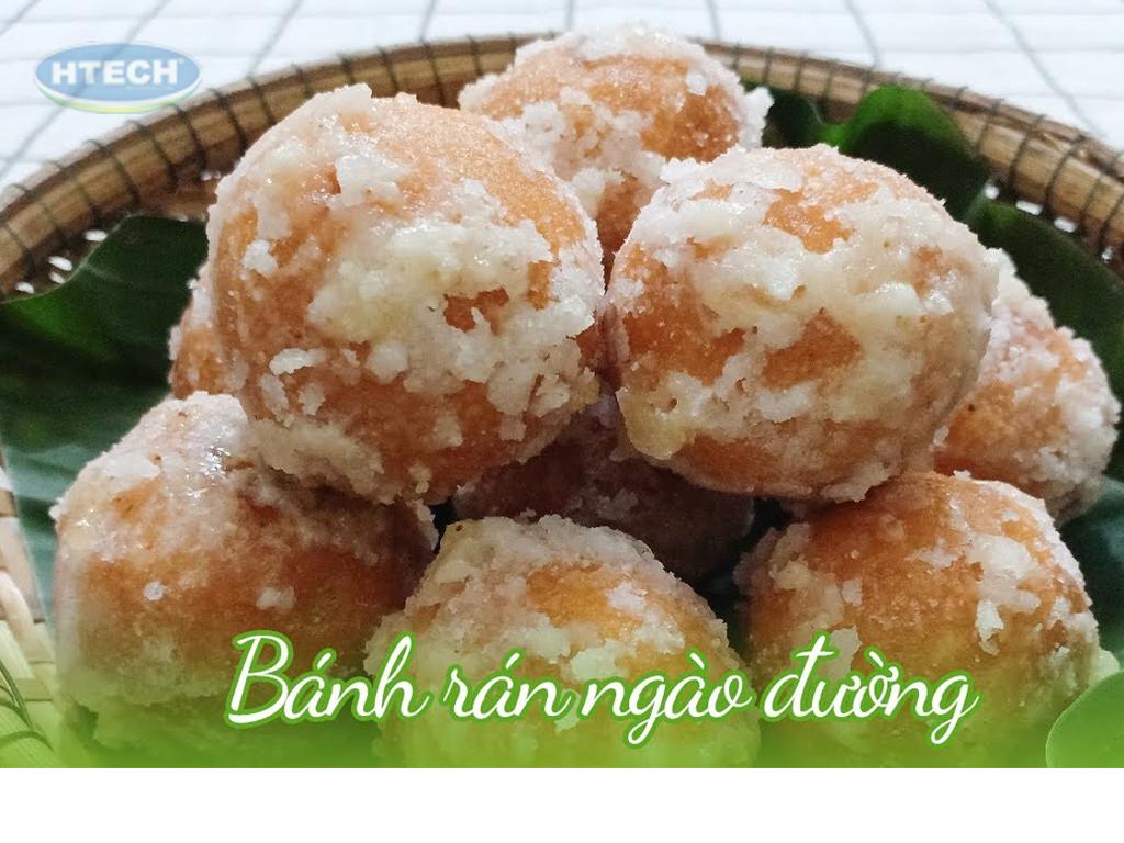 Cách làm bánh rán miền Bắc nhân đỗ xanh, vỏ giòn rộp, ngọt “lịm tim”