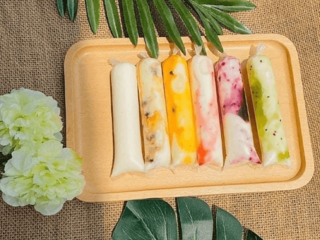 Cách làm kem sữa chua túi mịn như mây, mát lạnh tan ngay đầu lưỡi