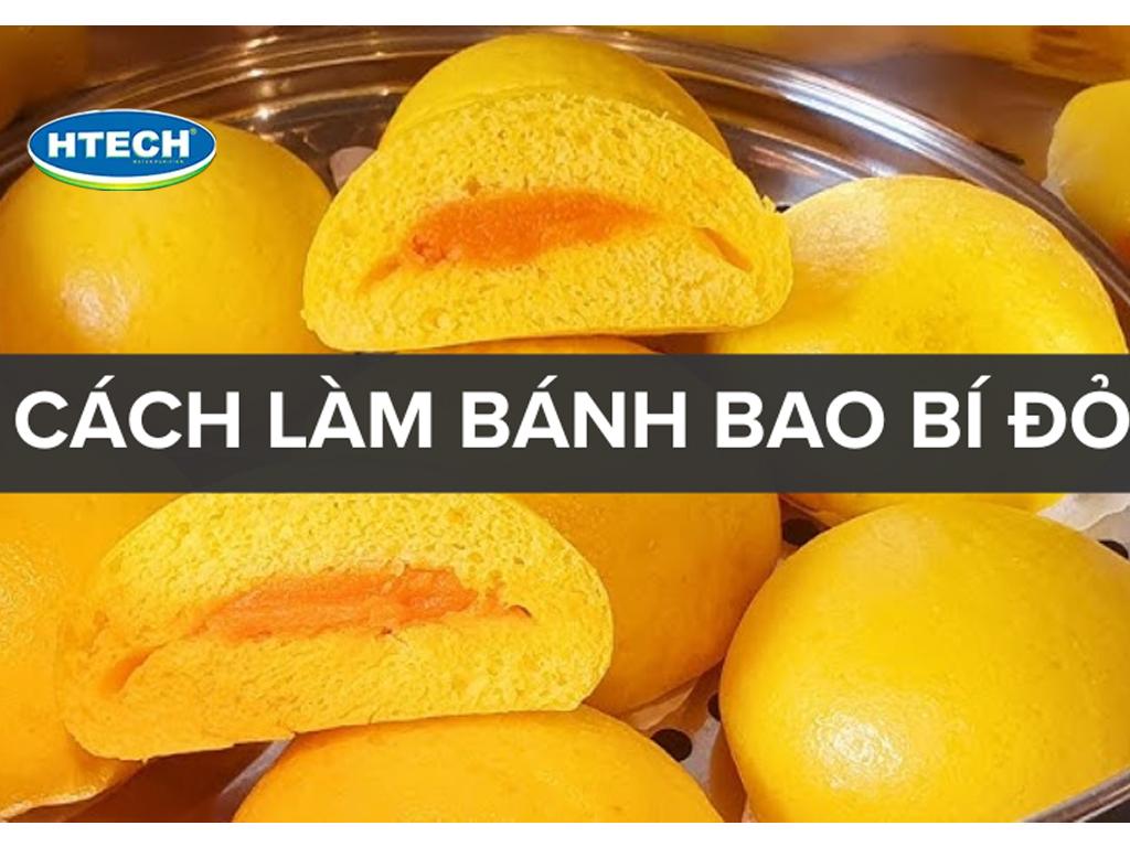 Cách làm bánh bao bí đỏ, bé yêu "thích mê" thương mẹ nhiều nhiều