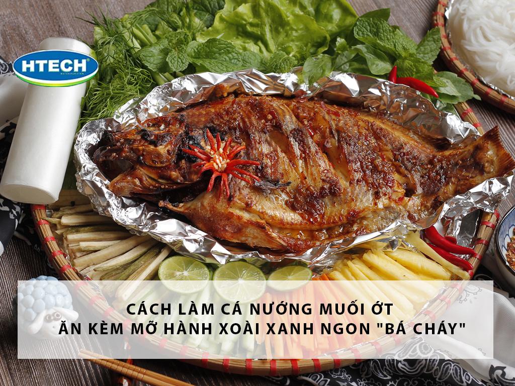 Cách làm cá nướng muối ớt ăn kèm mỡ hành xoài xanh ngon "bá cháy"