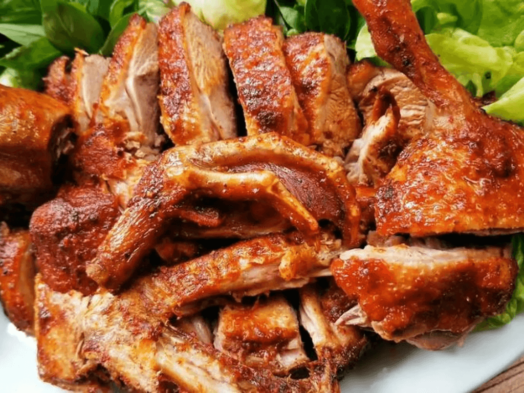 Cách làm vịt nướng chao cay cay béo béo vừa nướng vừa nuốt nước miếng