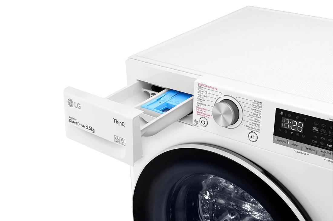 Máy giặt LG lồng ngang thông minh 8,5 Kg FV1408S4W Inverter AI DD-8