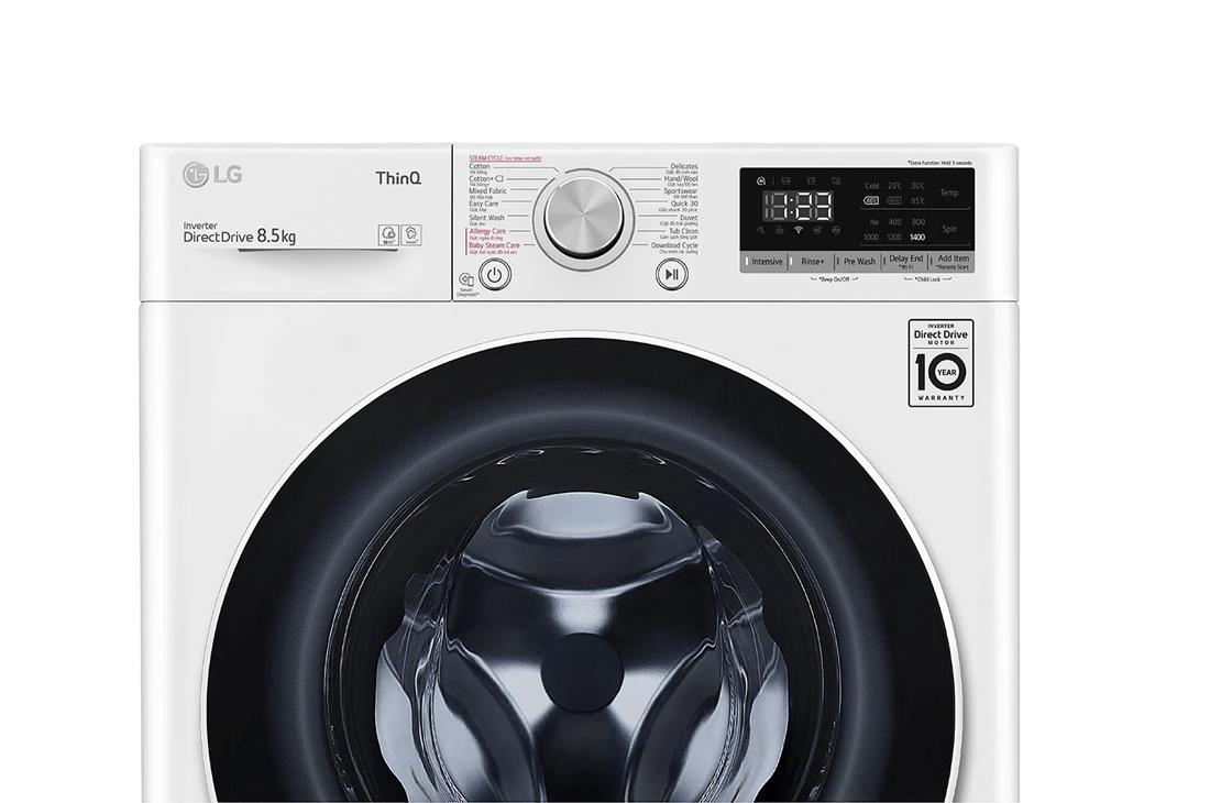 Máy giặt LG lồng ngang thông minh 8,5 Kg FV1408S4W Inverter AI DD-4
