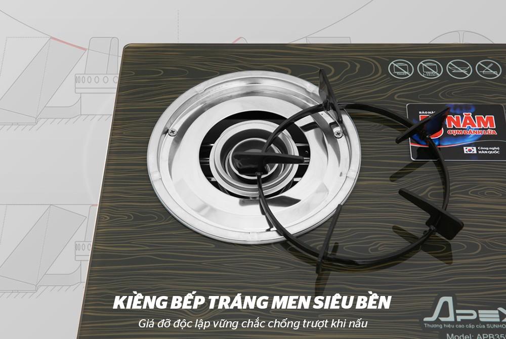 Bếp gas dương kính Sunhouse Apex APB3551-8