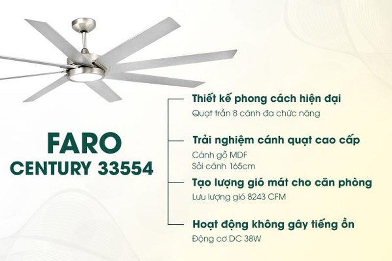 Quạt Trần Luxuryfan Lorefar S.L Century 33554-2