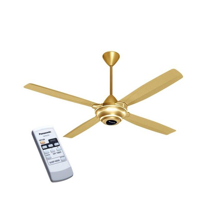 Quạt trần 4 cánh Panasonic F-56MZG-GO-vàng-có điều khiển-ti40-Malaysia-4