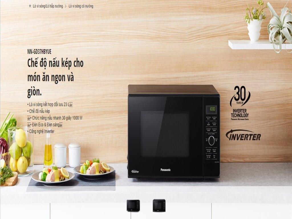 REVIEW Lò Vi Sóng Panasonic NN-GD37HBYUE : Các Tính Năng Nổi Bật Mà Bạn Nên Biết