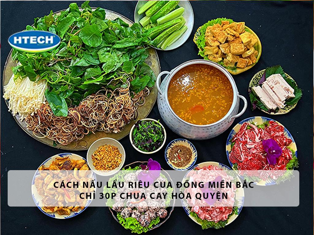 Cách nấu lẩu riêu cua đồng miền Bắc chỉ 30p chua cay hòa quyện