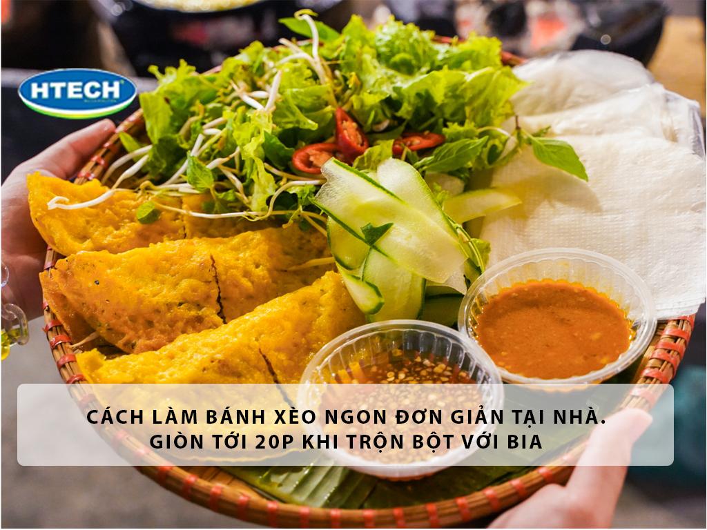 Cách làm bánh xèo ngon đơn giản tại nhà. Giòn tới 20p khi trộn bột với BIA