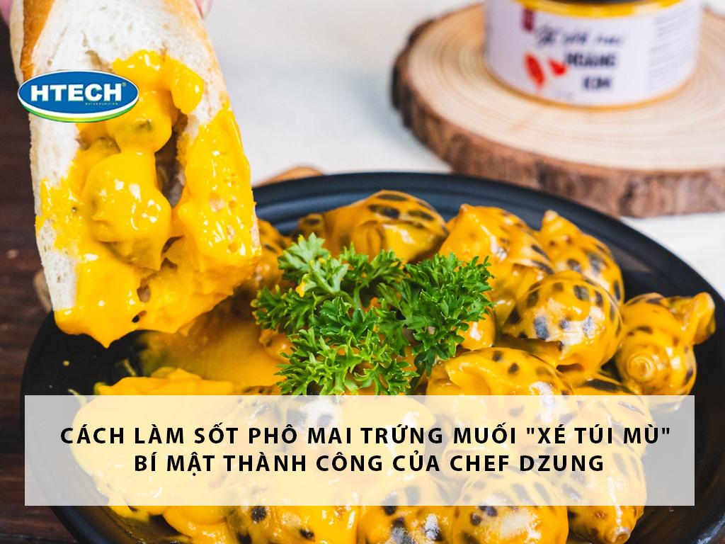 Cách làm sốt phô mai trứng muối "xé túi mù" bí mật thành công của Chef Dzung