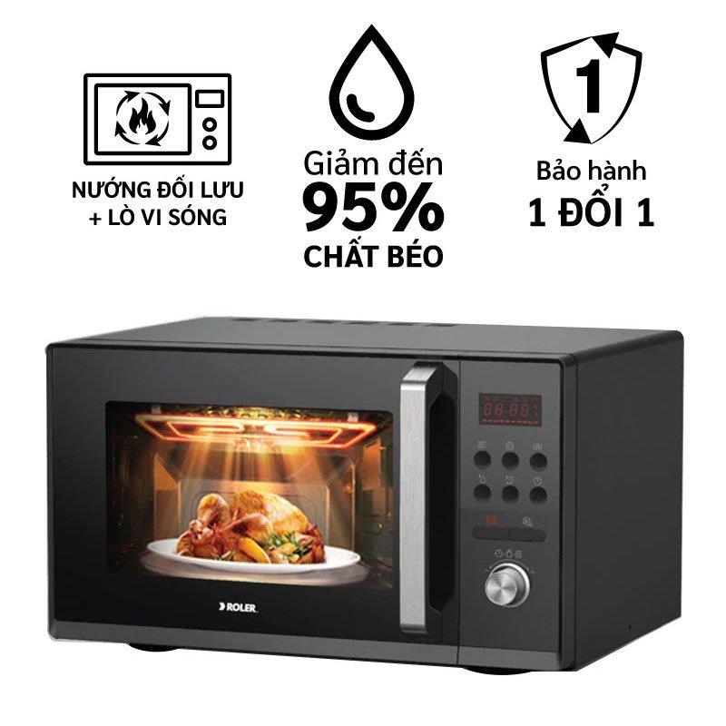 Lò vi sóng đa năng có nướng kết hợp chiên không dầu Roler RMA - 3212A