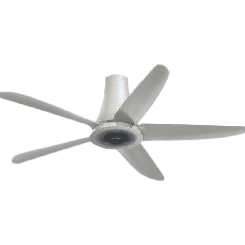 Quạt trần 5 cánh Mitsubishi C56-RW5 SF xám nhạt-Có điều khiển-0