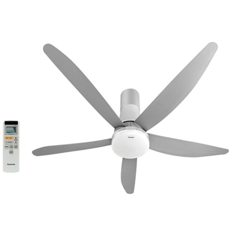 Quạt trần 5 cánh Panasonic F-60UFN đèn LED,có điều khiển - Malaysia-0